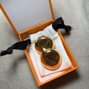 Eliou Lija Earrings, Brand New! $270 Value. 18k Gold